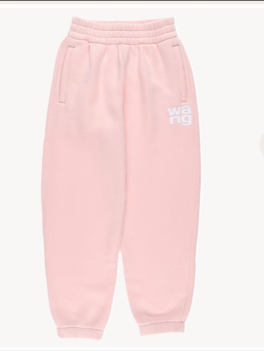 Alexander Wang Dense Fleece Pants, Light Melon